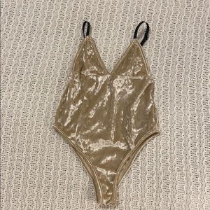 Velvet bodysuit